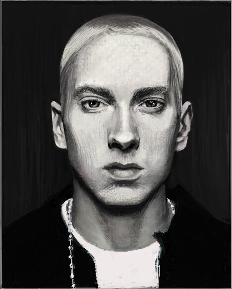 ArtStation - Eminem portrait