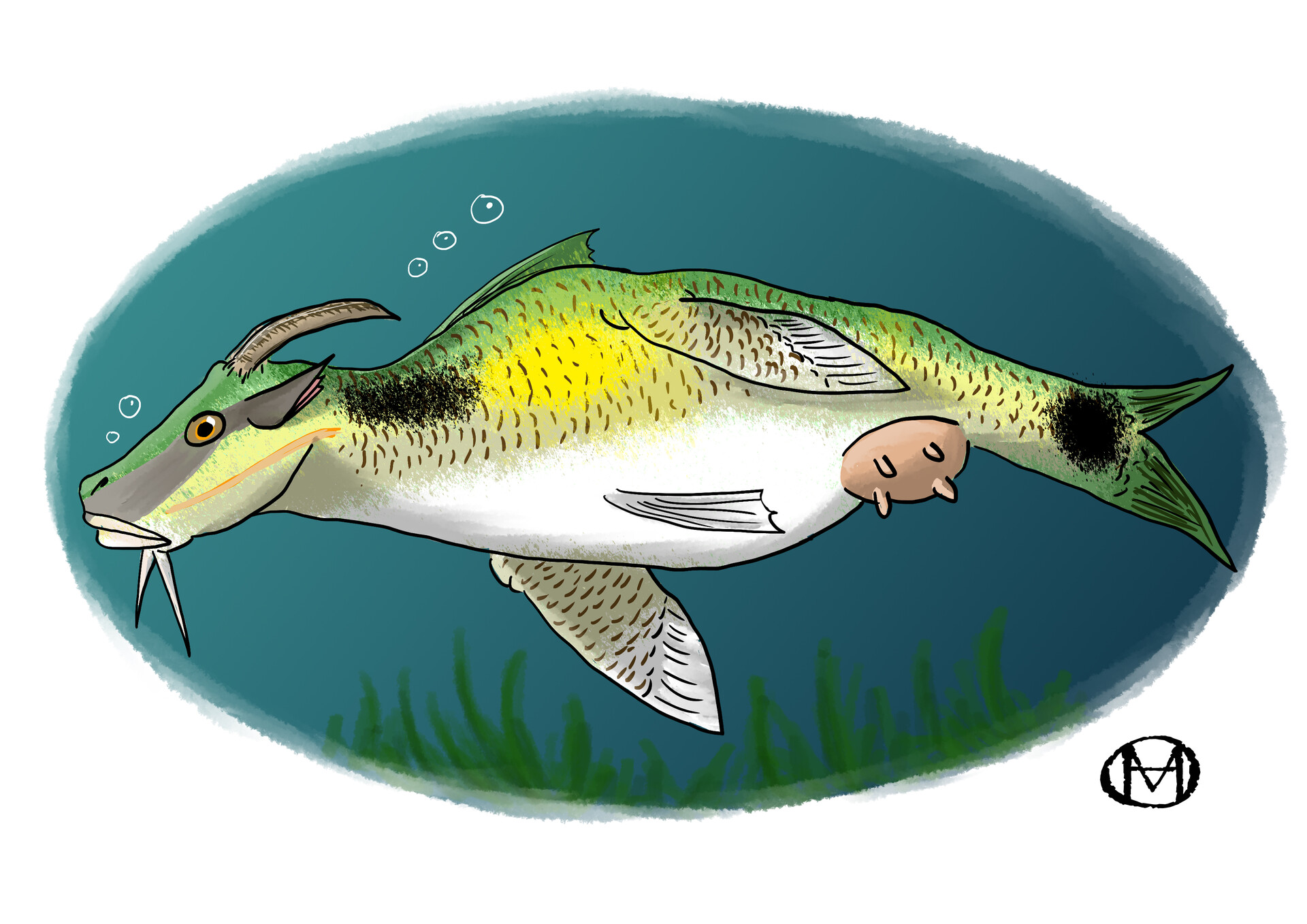 artstation-goat-fish