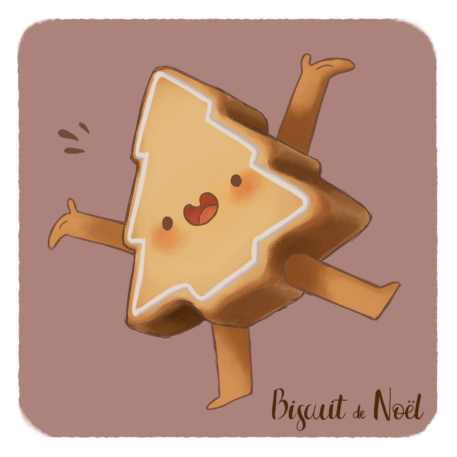 Artstation Calendrier De L Avent Des Gateaux De Noel Noemie Mongin
