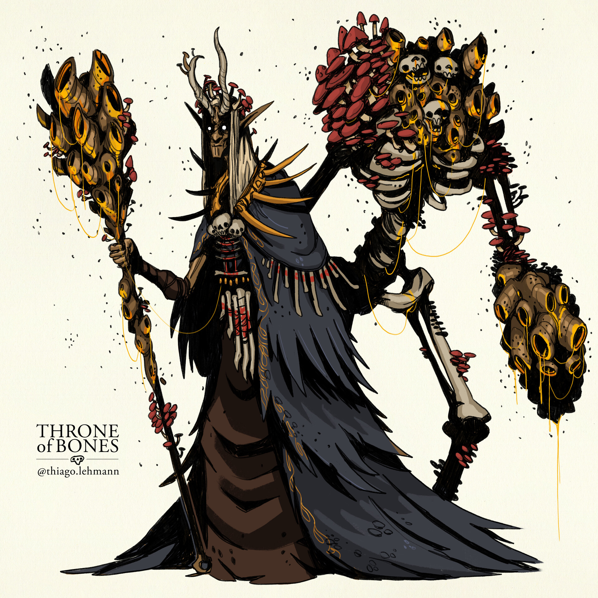 メタルフィギュア Necromancer's Throne of Bone