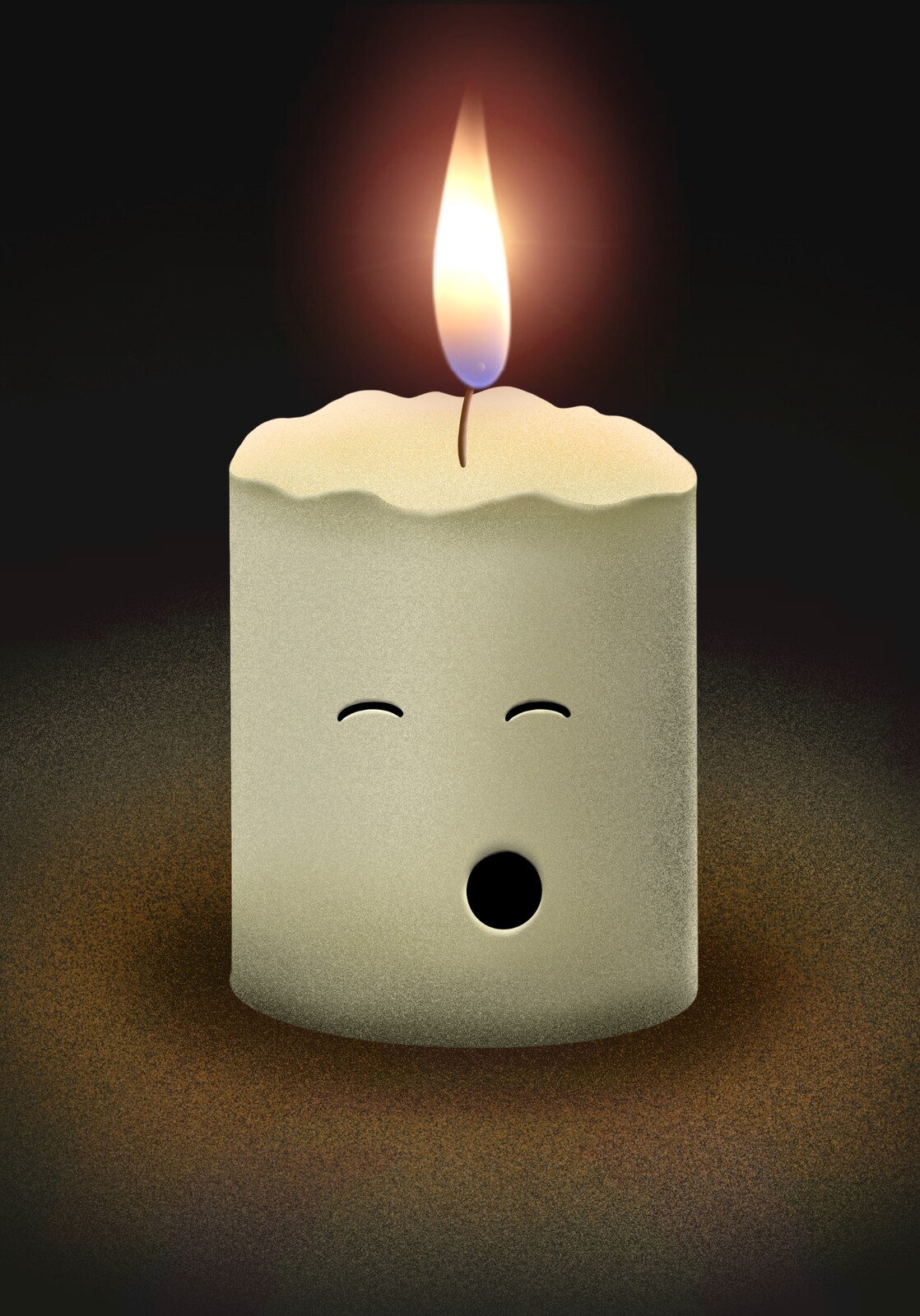 Sleepy Candle