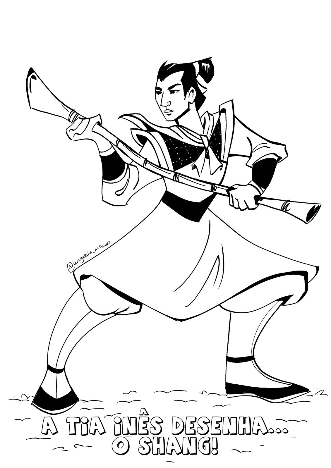 Shang from "Mulan" Fan Art