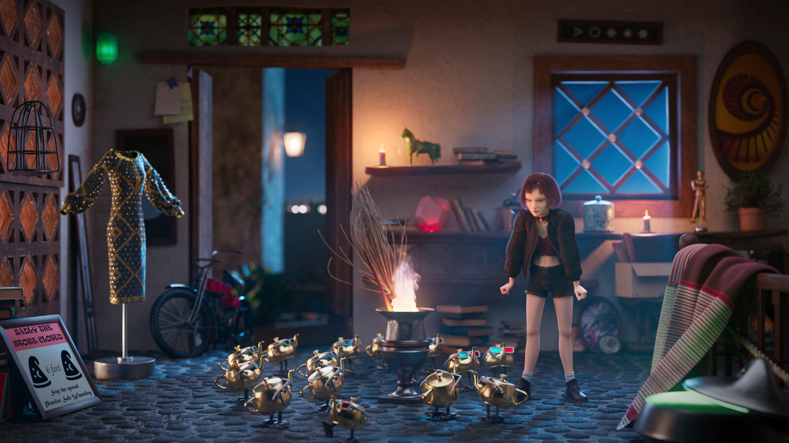A Magical Stop Motion : Beauty render