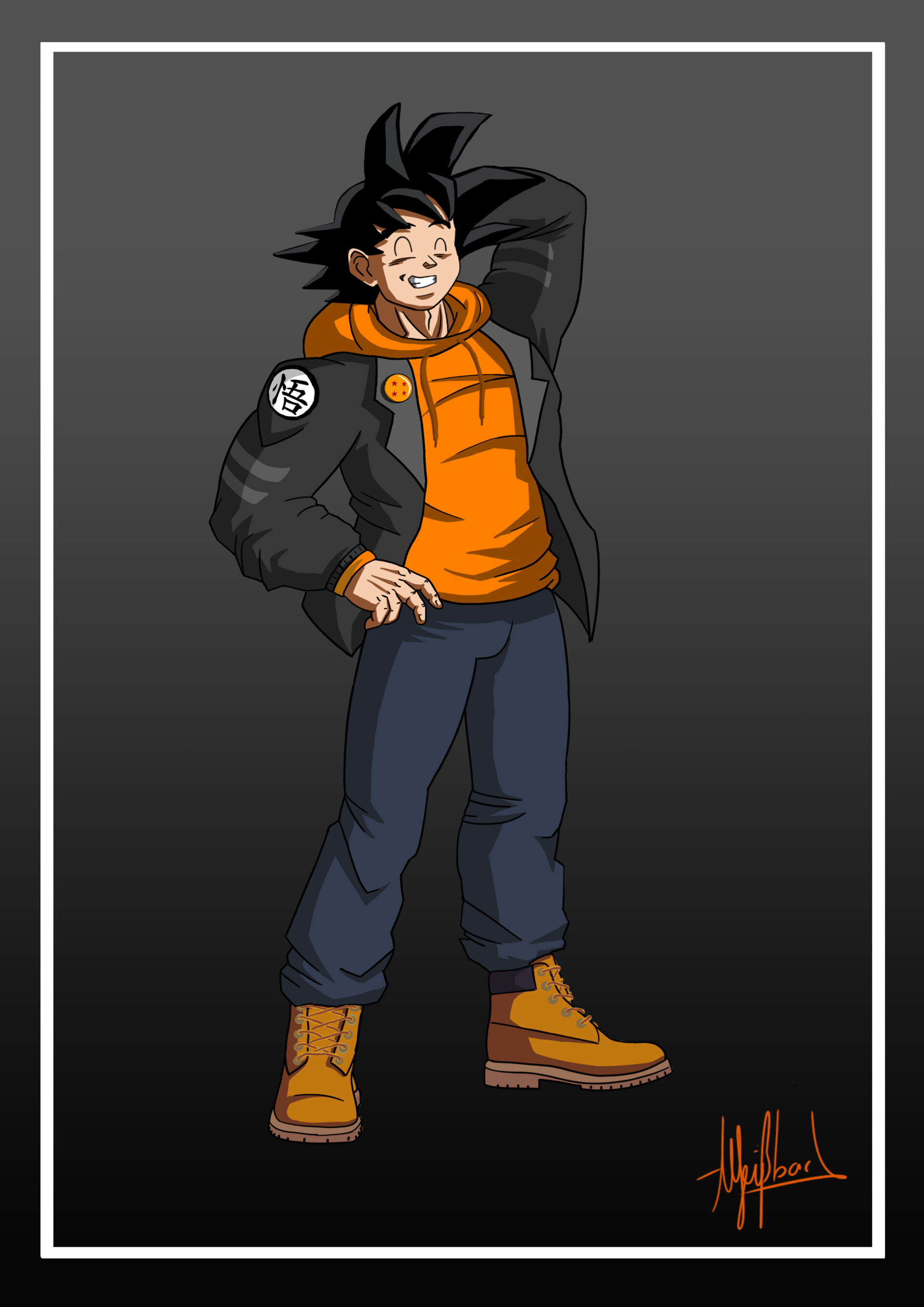 ArtStation - Goku casual outfit