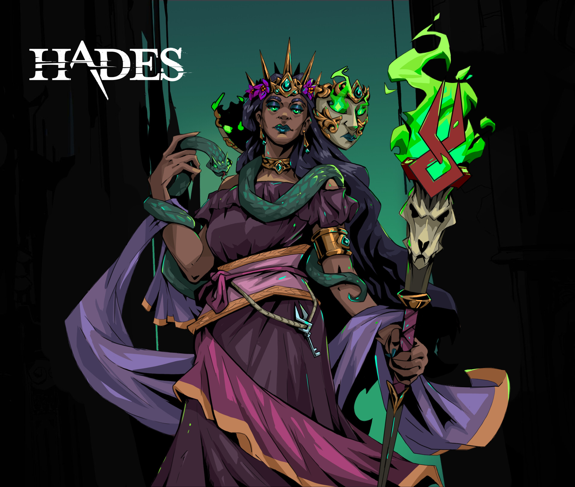ArtStation - Hades Fan Art Process Blog~