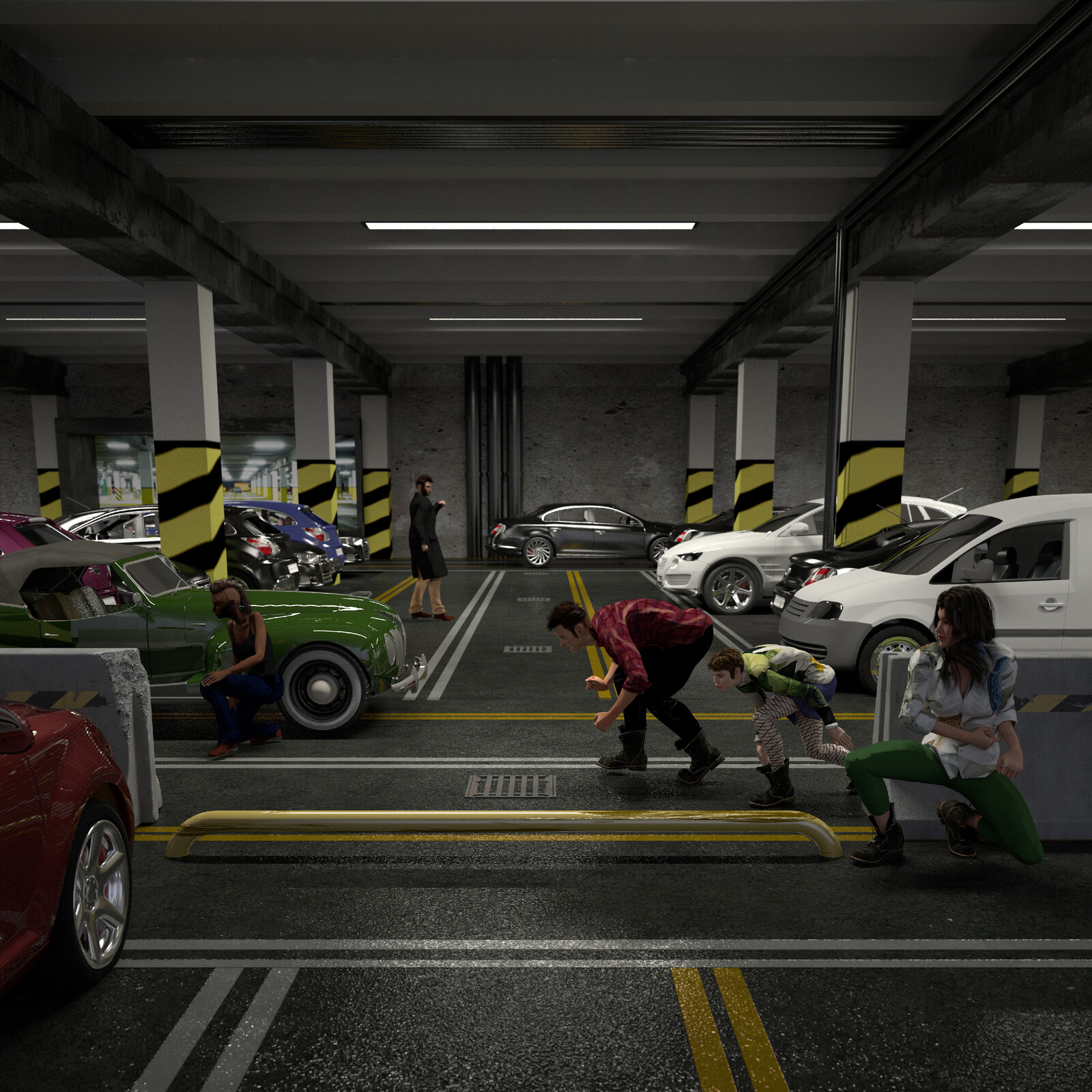 parking illustration