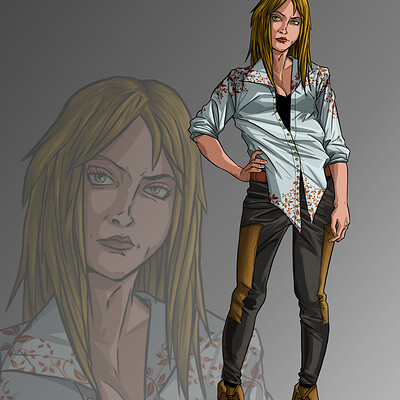 Character Concept Art: Avryll