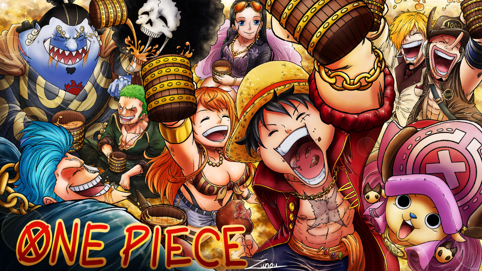 Artstation One Piece Chapter 1000 Fanart Nuno Zou