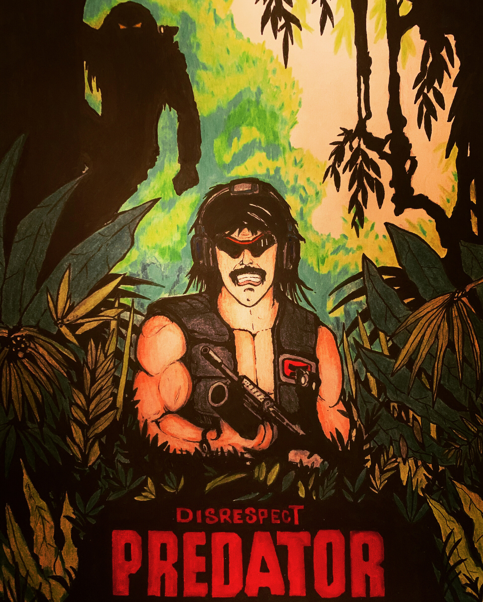 ArtStation Dr disrespect predator collab