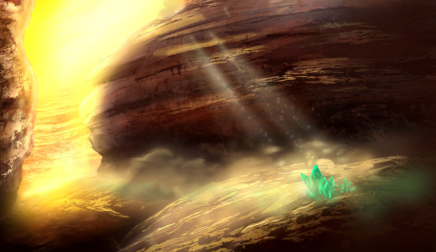 Crystals make me think of Crash Bandicoot