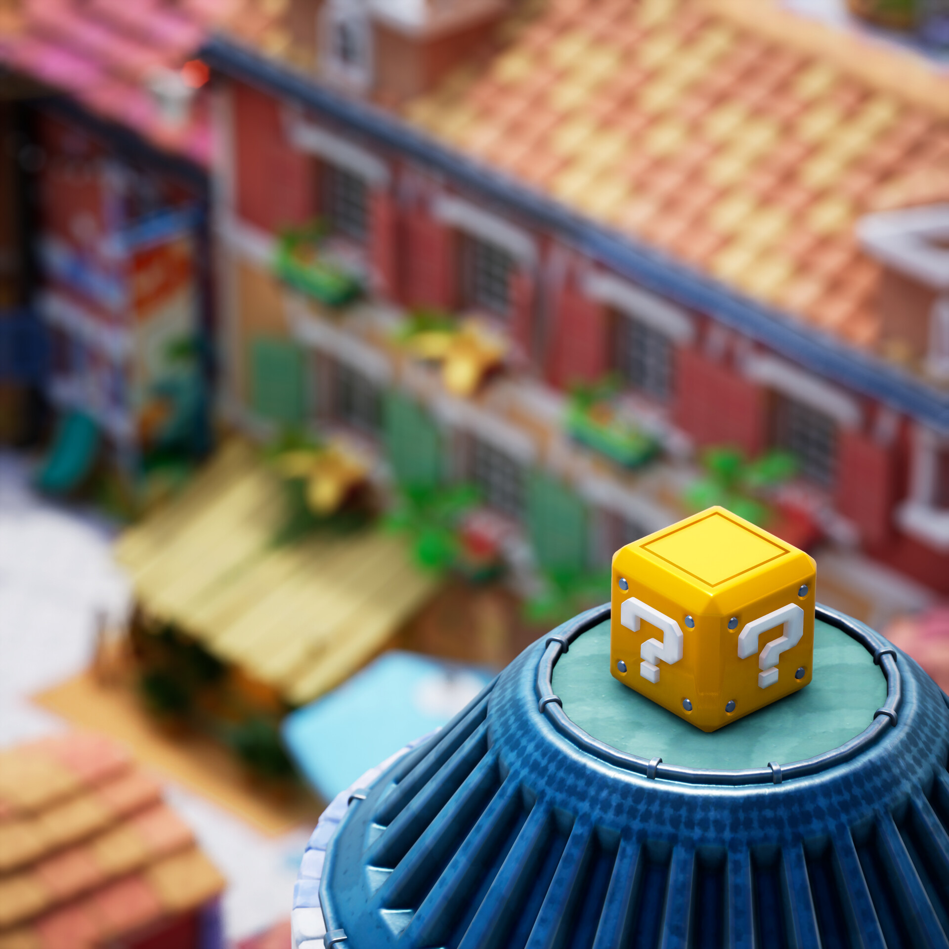 ArtStation Super Mario Sunshine Delfino Plaza