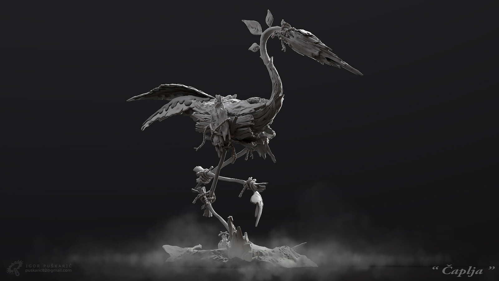 Raytraced Grey - Marmoset 4 renders