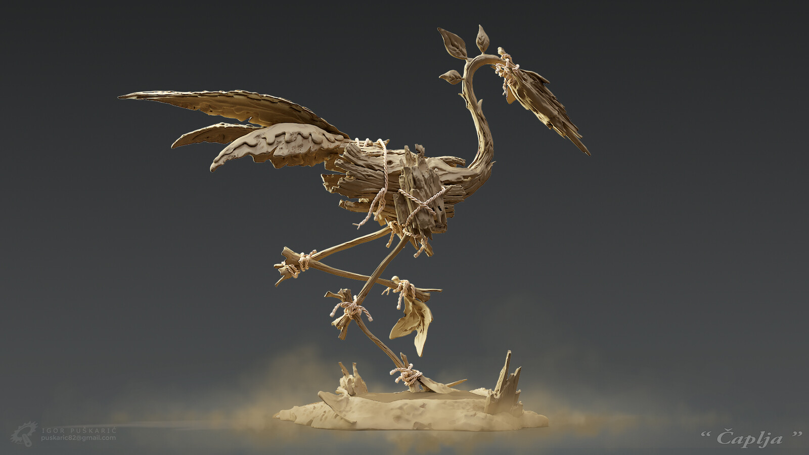 Raytraced Dirt Clay - Marmoset 4 renders