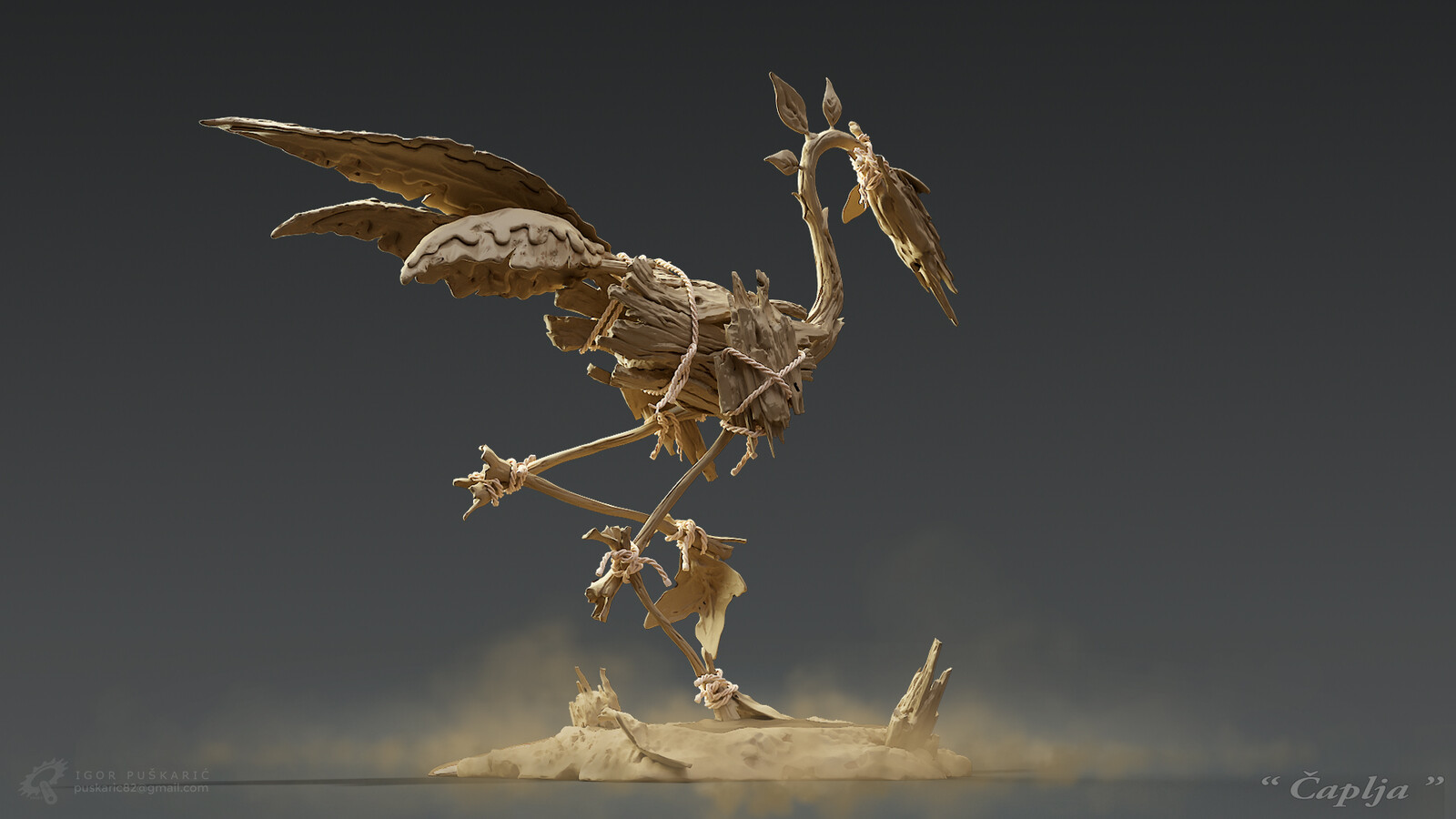 Raytraced Dirt Clay - Marmoset 4 renders