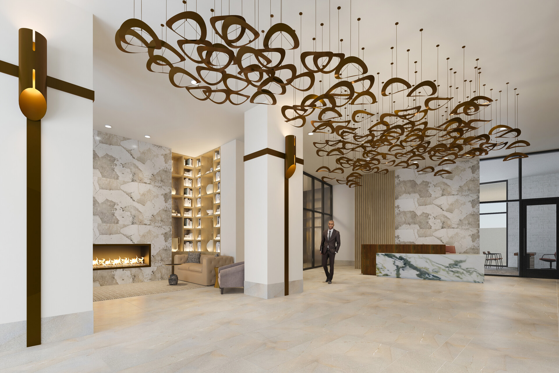 ArtStation Bellevue Gateway 3D Renderings