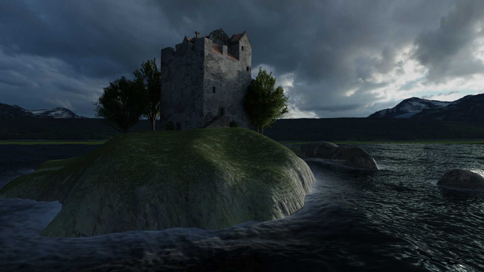 Castle Render 1 - scaling is difficult