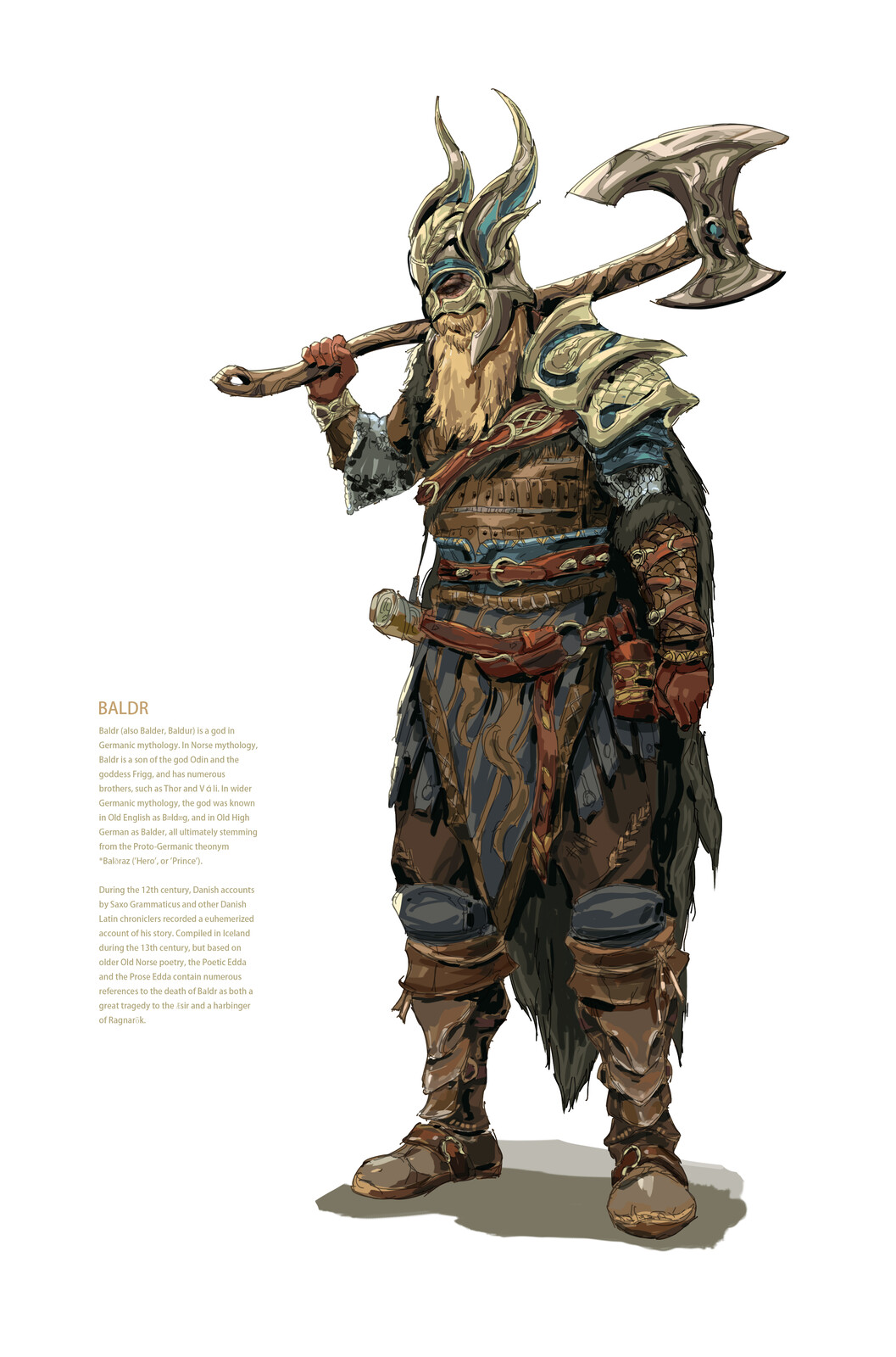 Zaki Zou Viking Mortal Version Of The Nordic Gods 北欧诸神的维京人凡人版本