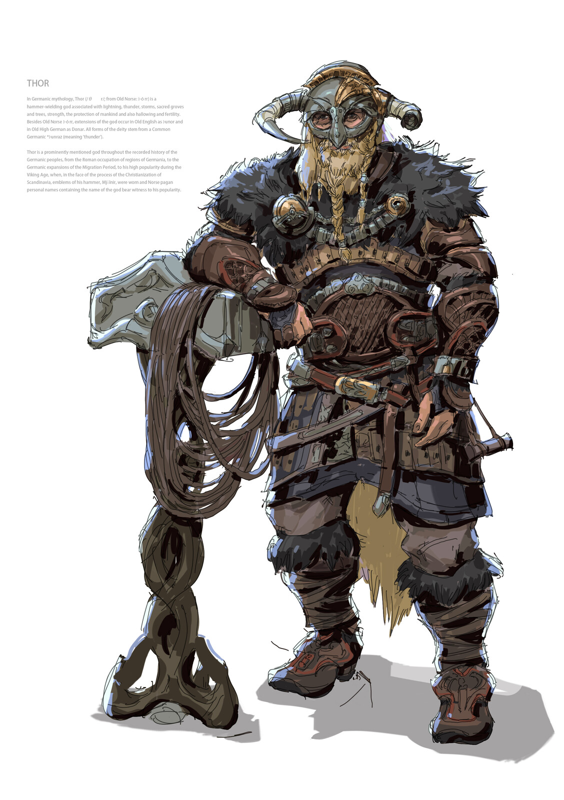 Zaki Zou Viking Mortal Version Of The Nordic Gods 北欧诸神的维京人凡人版本