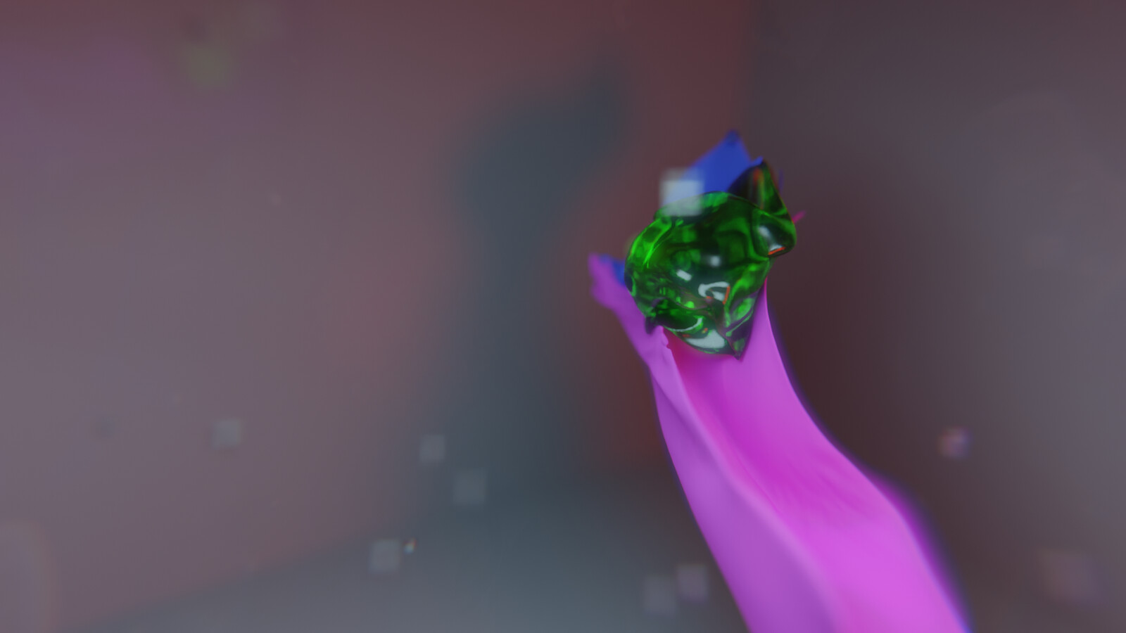 Different angle, added volumetrics and DoF - 64 samples