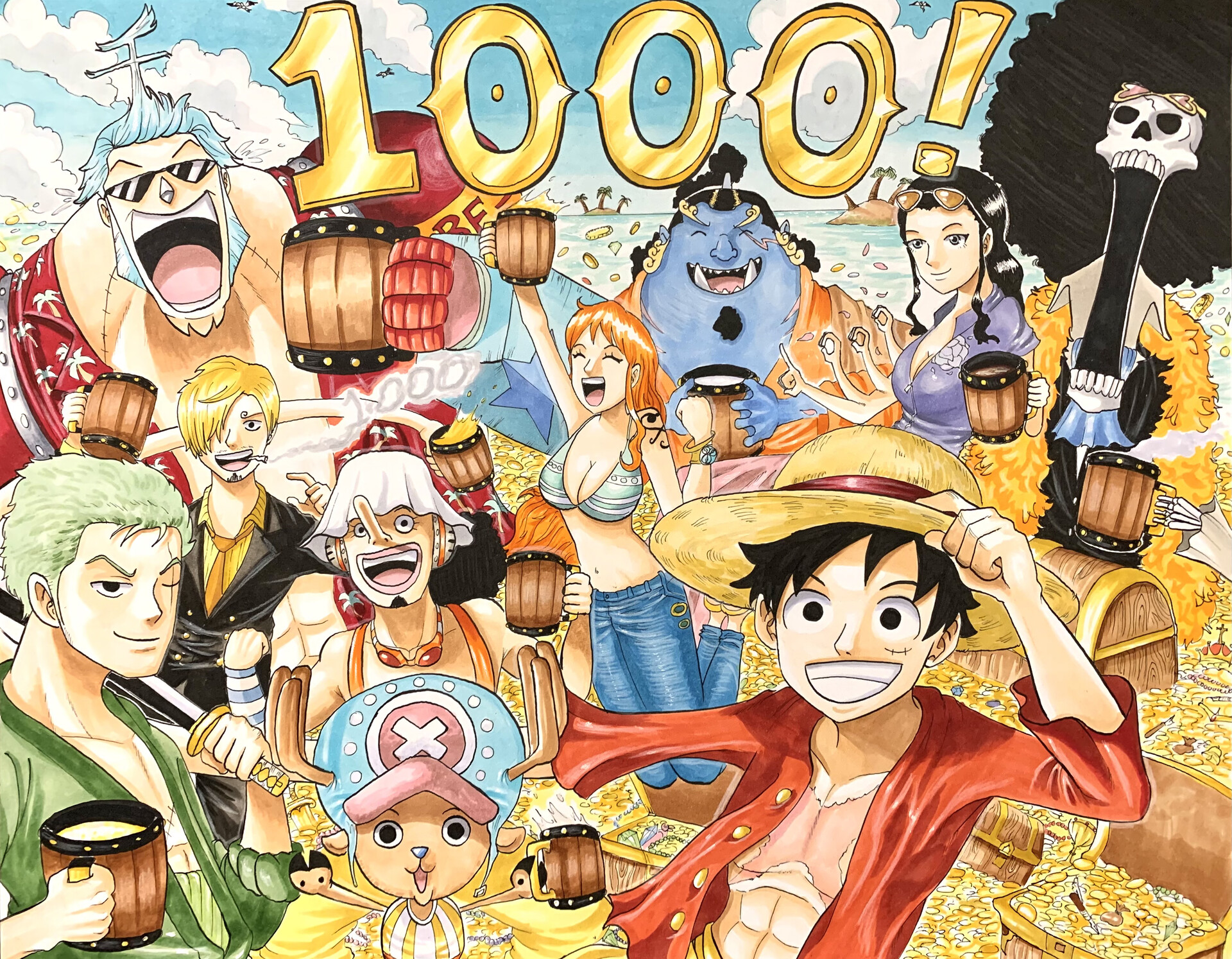 ArtStation - One Piece 1000Log x Live-Action