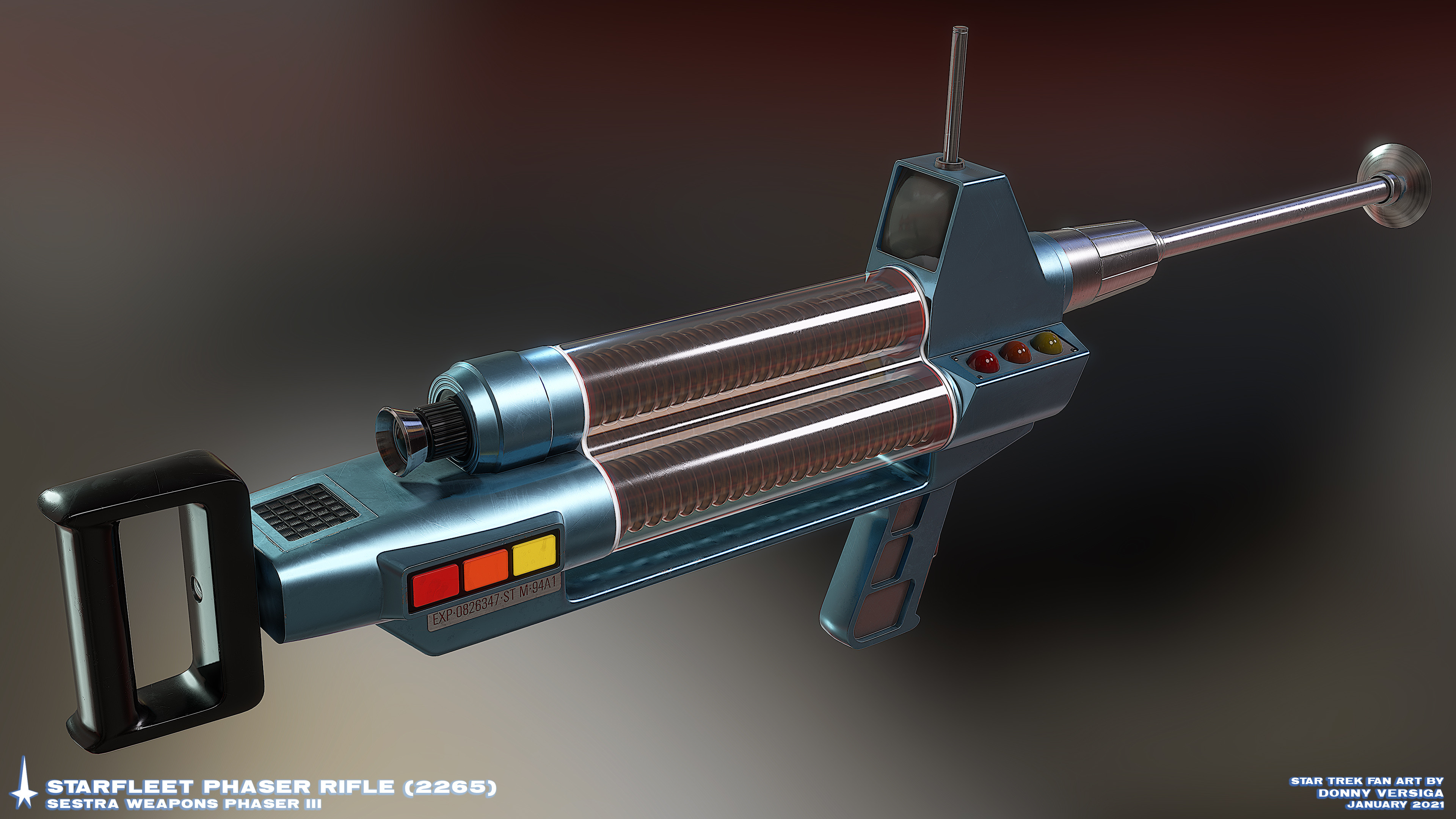 Donny Versiga - Starfleet Phaser Rifle - Star Trek: The