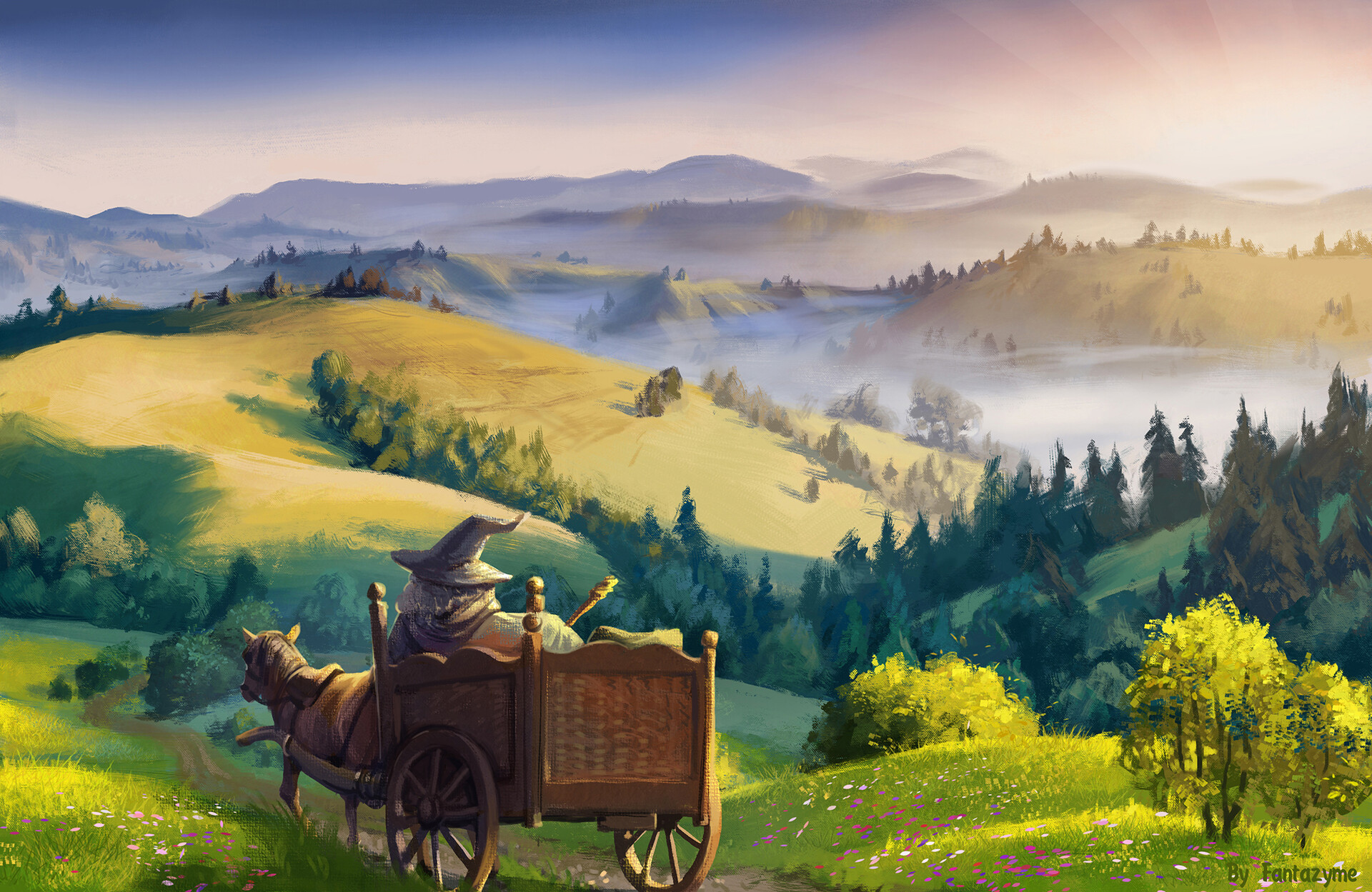ArtStation - Road to the Shire