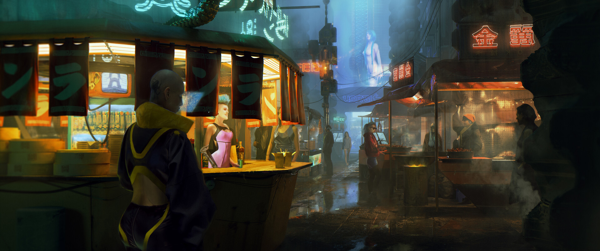 street market