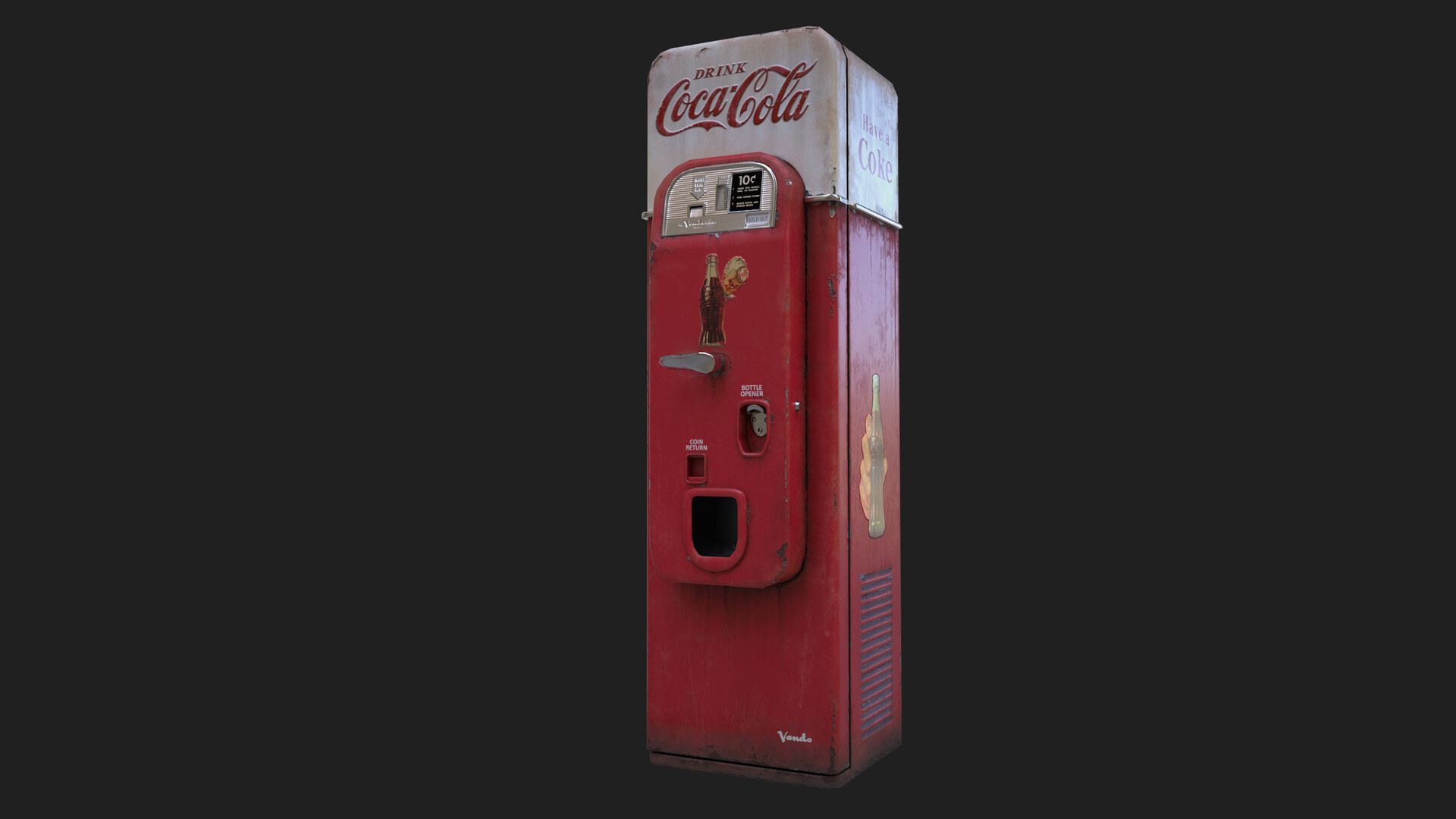 ArtStation - Old Coca-Cola Vendo 44