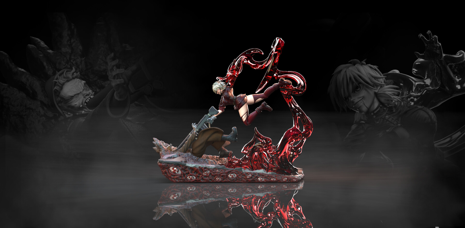 Gustavo Avila Aka Red Bushido Seras Victoria Fan Art From Hellsing Ultimate Tokoro tomokadzu snyato po mange: seras victoria fan art from hellsing