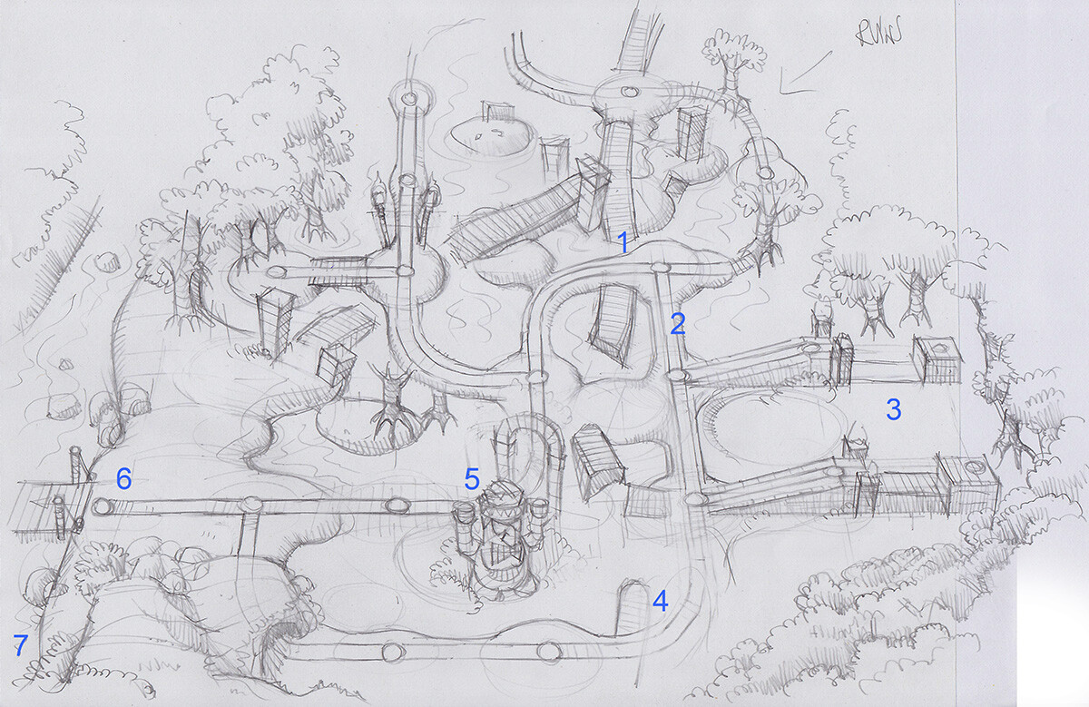 Adventure Island - Marsh Chapter Concept