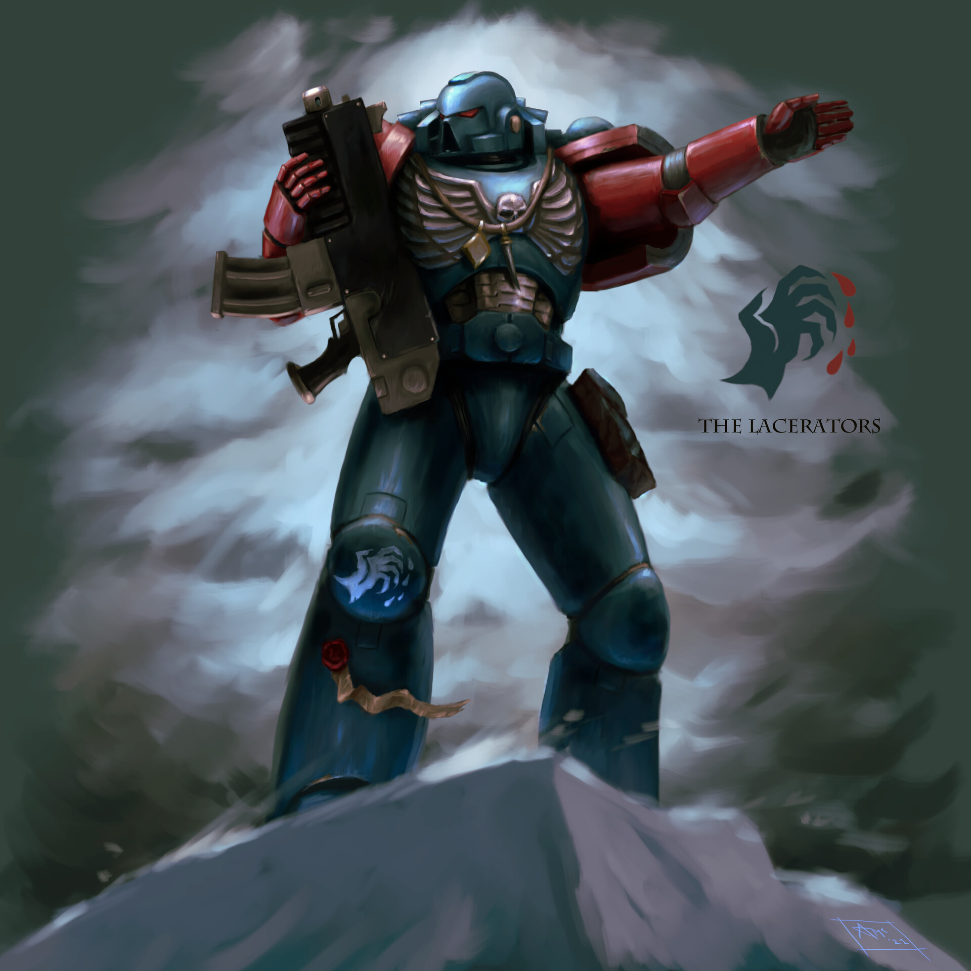 ArtStation The Lacerators Space Wolves Successor Chapter