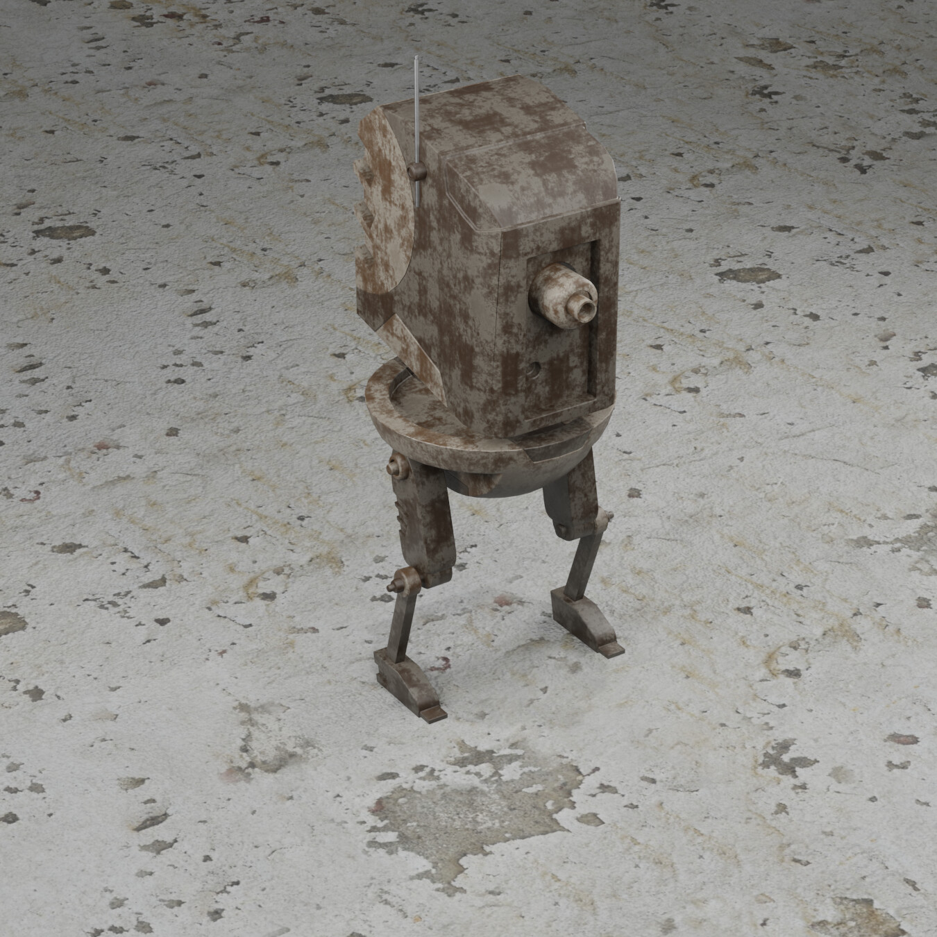 Artstation Simple Robot 3d Modeling Sirajuddin Abraham