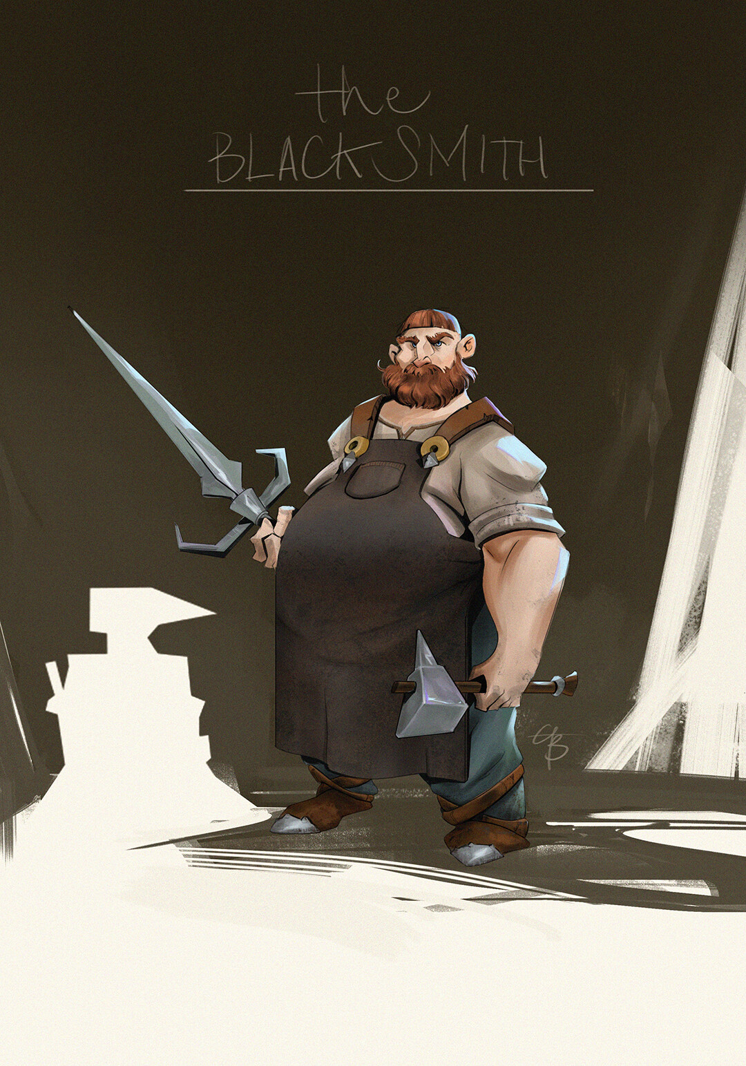ArtStation Blacksmith Character Design