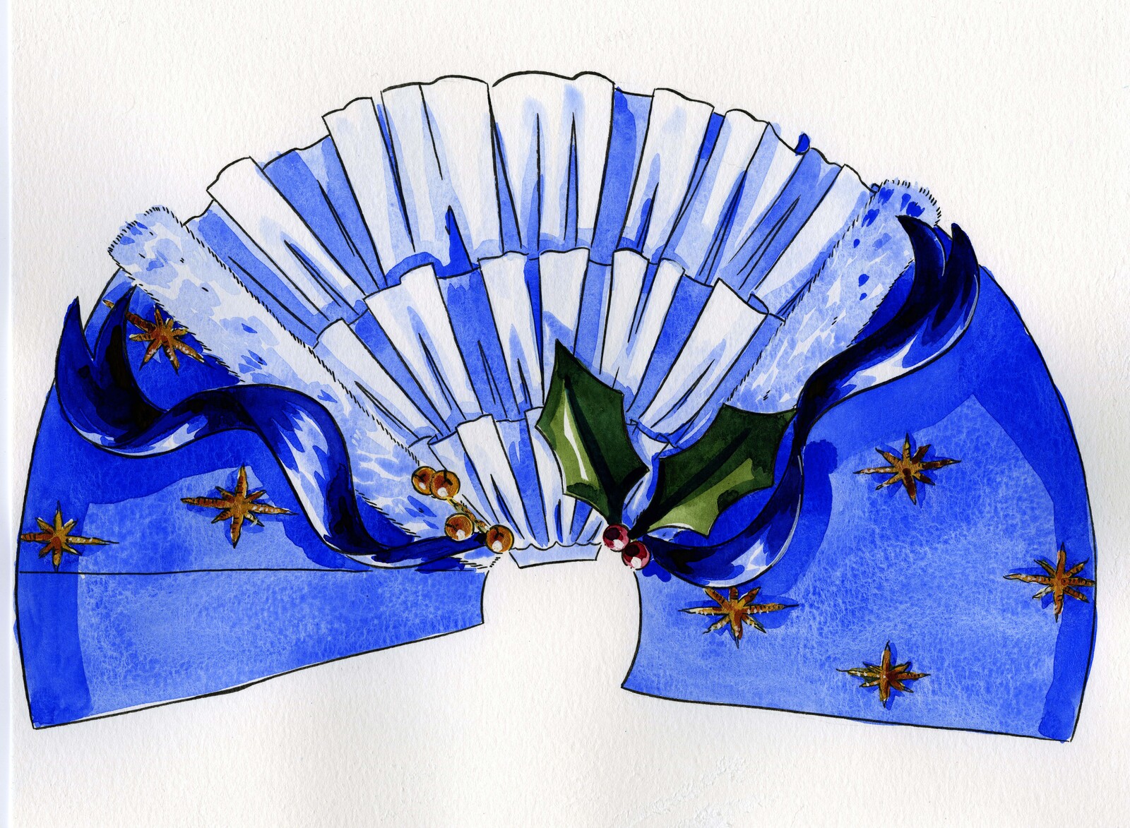 Papercraftmas Day 13: Tree Top Angel- Printable Watercolors part 2