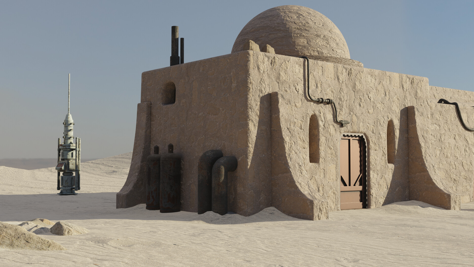 Felipe Coelho Star Wars Tatooine House   Felipe Coelho 1841563 