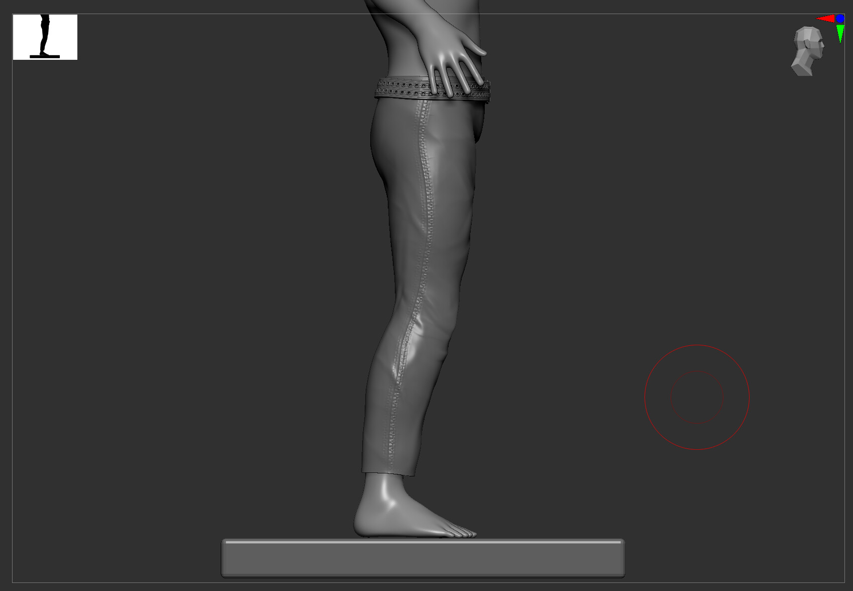 Mikail / KlavyeliBey Zbrush Jeans Cloth Modeling Model in
