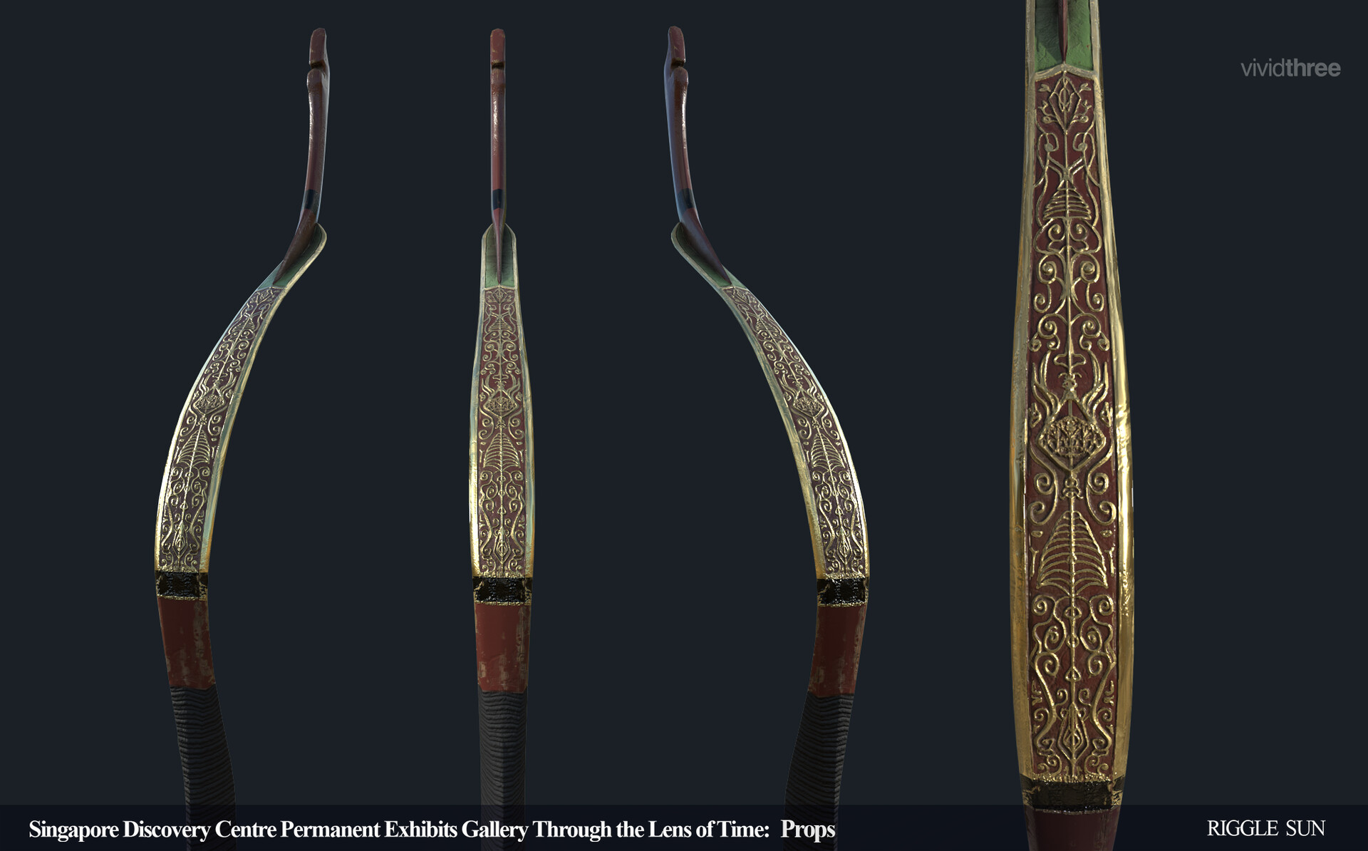 Artstation Malay Bow Riggle Sun