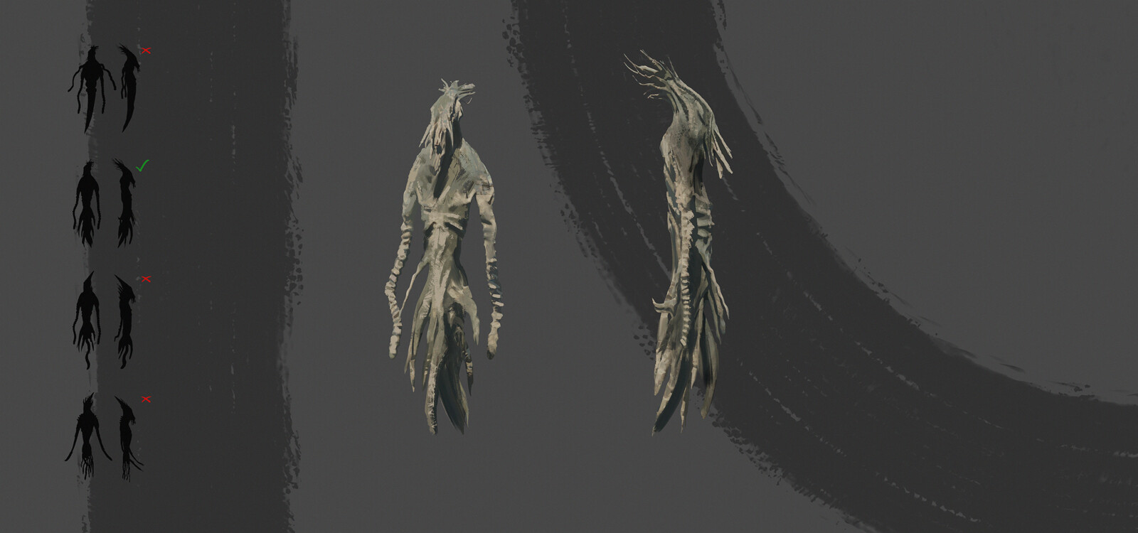 Creature/Sculpture: painted in Photoshop and Sculpted/Modeled in Blender