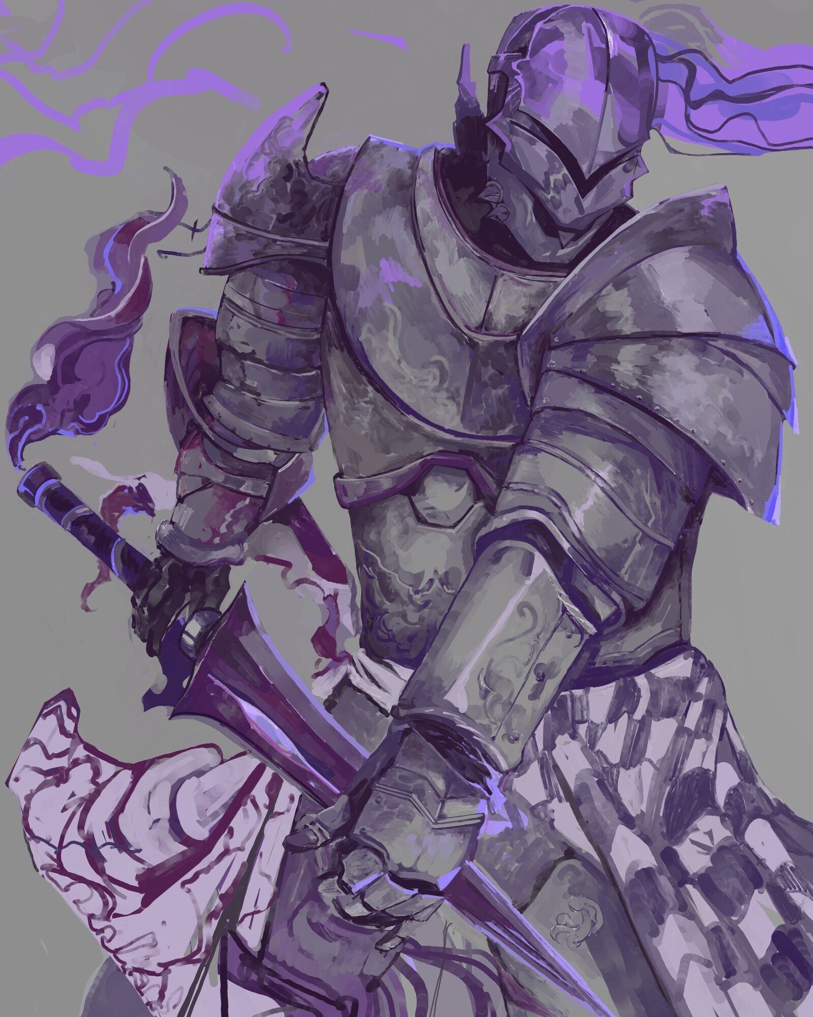 ArtStation Purple knight