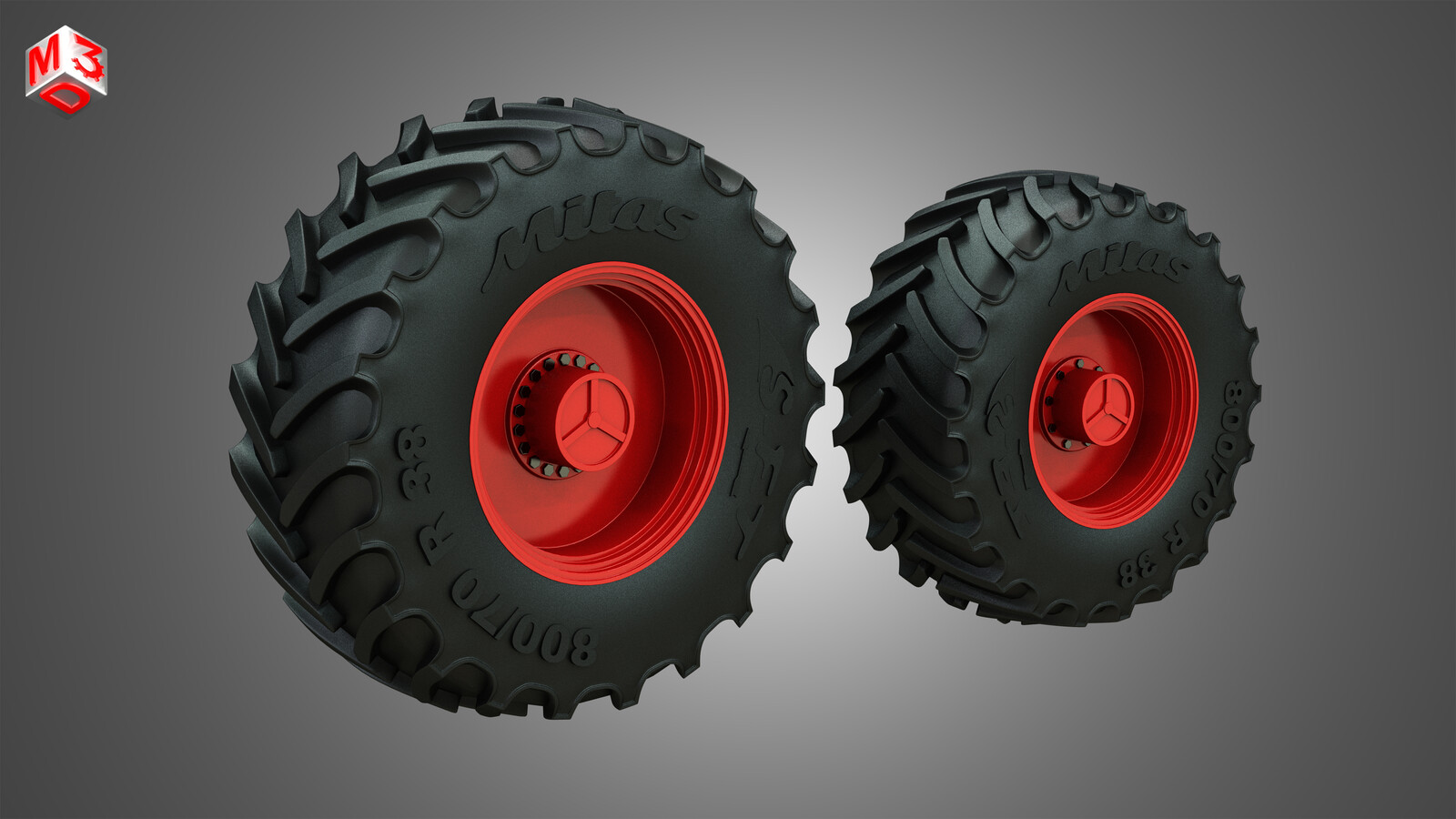 Tractor Tires and Rims - T07 