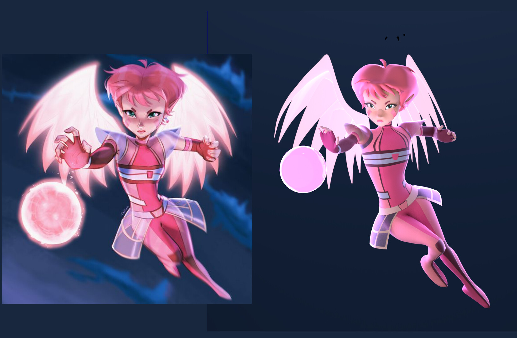 Artstation Aelita From Code Lyoko Amanda Such Artstation Aelita From Code Lyoko Amanda Such