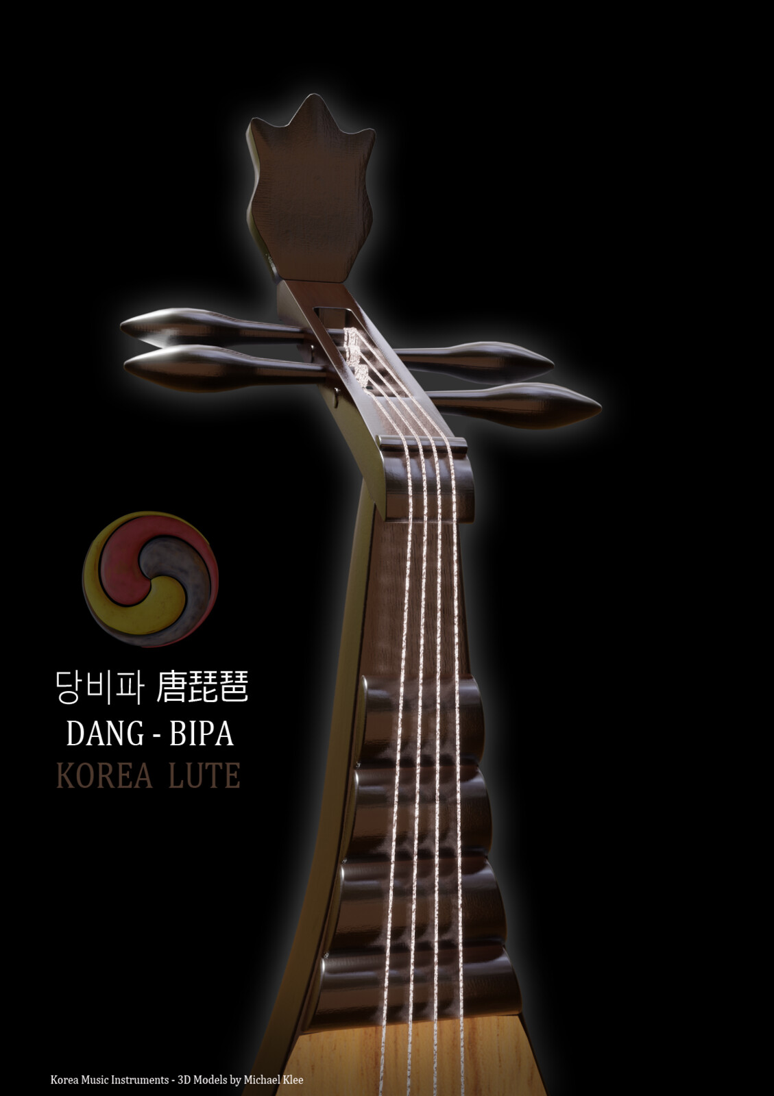 Dang-Bipa  당비파 strings