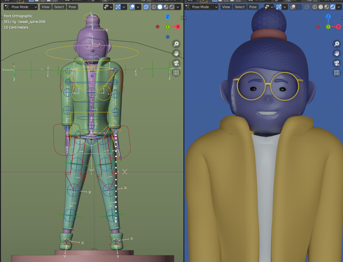 ArtStation - 3d character with loop animation