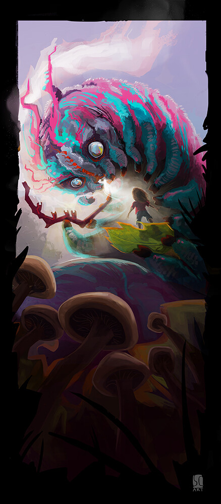 Alice in wonderland - Absolem