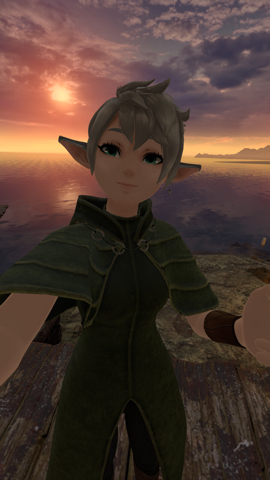 In-game selfie from me taking the avatar for a test drive