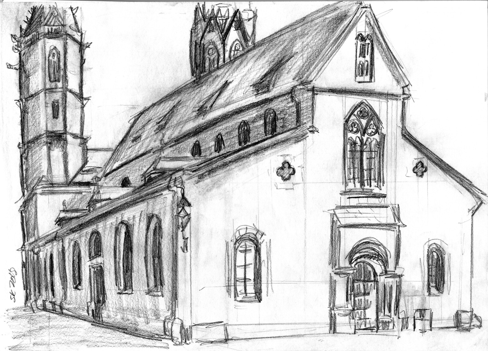 The main church in the city centre.