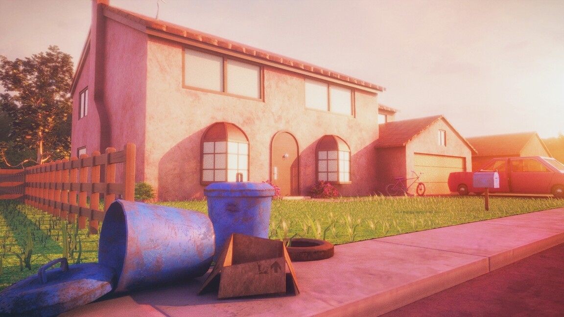 ArtStation The Simpson House artstation-the-simpson-house