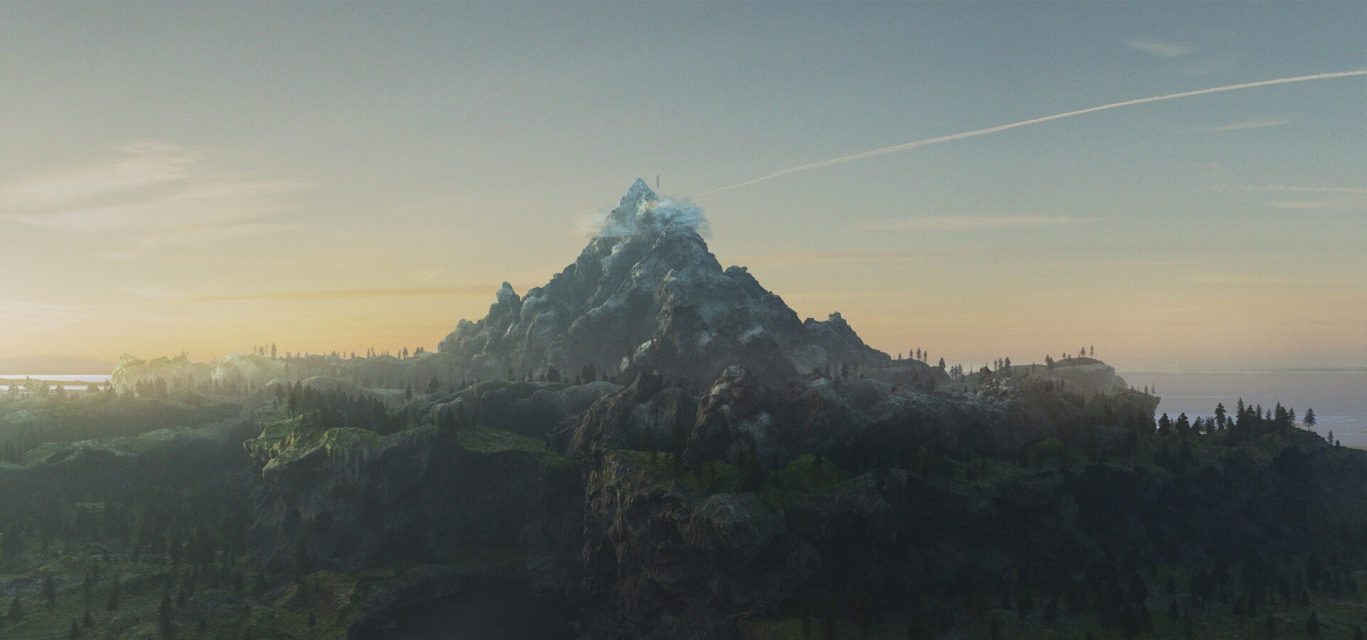Artstation Genshin Impact Dragonspine Mountain Cg Fan S Environment