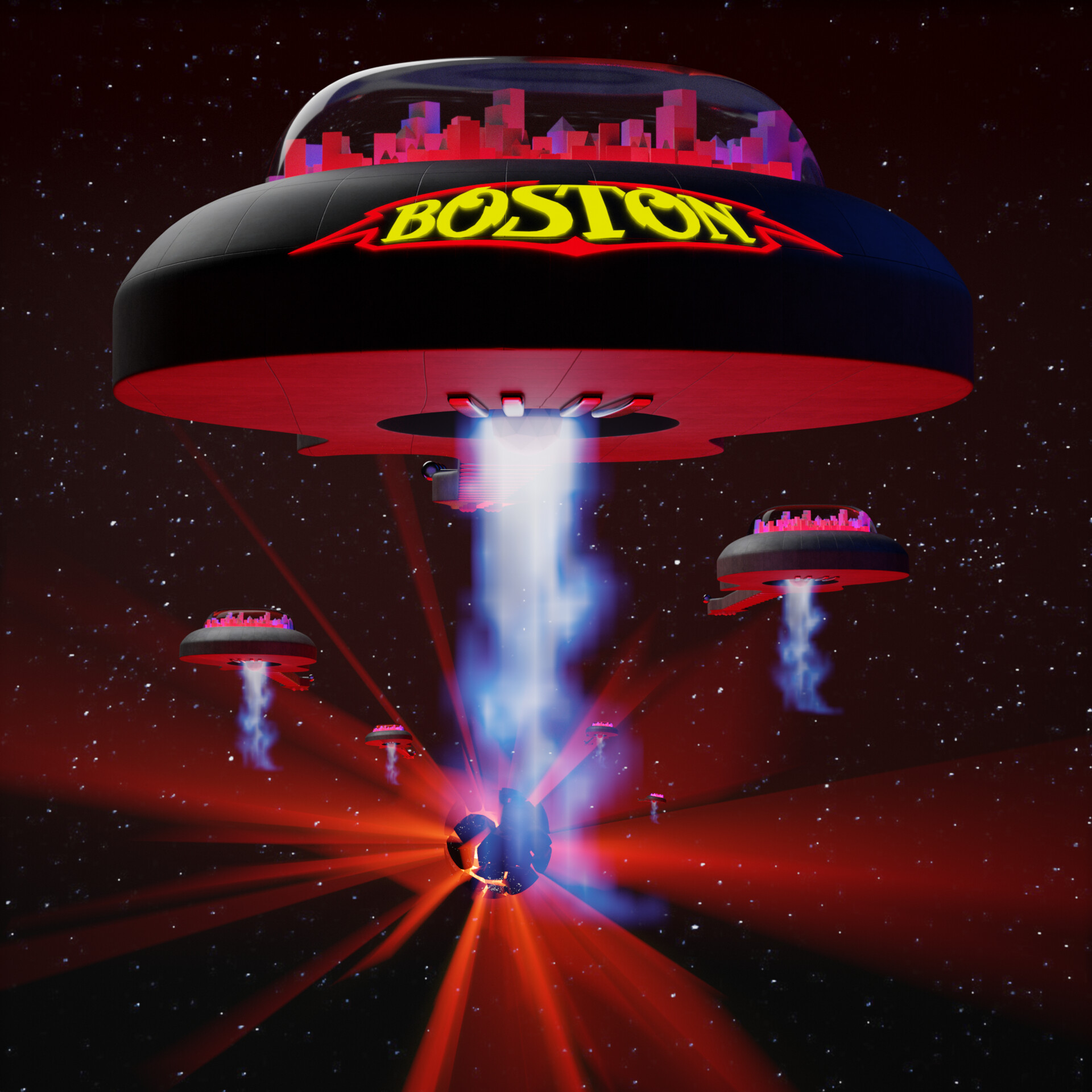 ArtStation Boston Album Cover Recreation