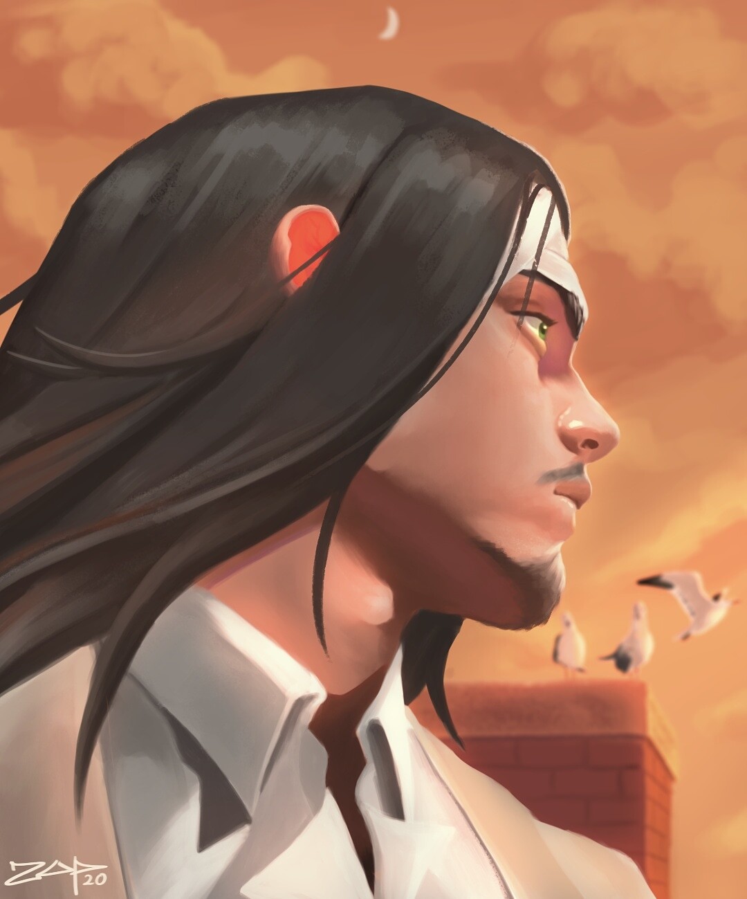 Radhiyya Akbar Eren Yeager He just has really long hair and tied it in a bun. radhiyya akbar eren yeager